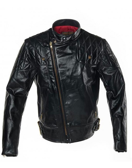 Vanson Chopper Black Leather Biker Jacket