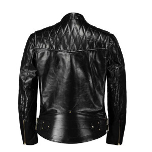 Vanson Chopper Black Leather Biker Jacket