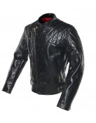 Vanson Chopper Black Leather Biker Jacket