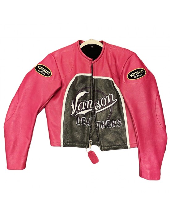 Vanson Performance Leathers Pink Jacket