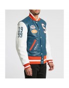 Vanson SNS New York City Varsity Leather Jacket