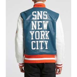 Vanson SNS New York City Varsity Leather Jacket