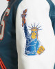 Vanson SNS New York City Varsity Leather Jacket Vanson SNS New York City Varsity Leather Jacket