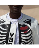 Vanson Skeleton White Real Leather Jacket