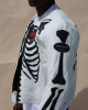 Vanson Skeleton White Real Leather Jacket Vanson Skeleton White Real Leather Jacket