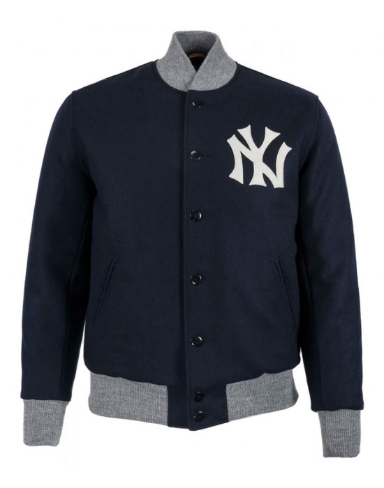 Varsity 1936 NY Yankees Navy Blue Wool Jacket