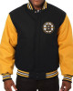 Varsity Boston Bruins Black and Yellow Wool Jacket Varsity Boston Bruins Black and Yellow Wool Jacket