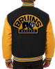 Varsity Boston Bruins Black and Yellow Wool Jacket Varsity Boston Bruins Black and Yellow Wool Jacket