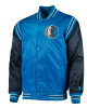 Varsity Dallas Mavericks Blue Satin Jacket Varsity Dallas Mavericks Blue Satin Jacket