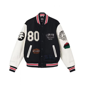Varsity Denim Tears X Our Legacy TTL Black and White Jacket