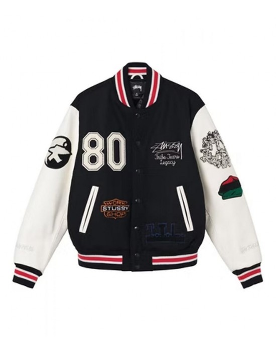 Varsity Denim Tears X Our Legacy TTL Black and White Jacket