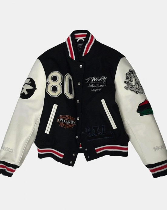 Varsity Denim Tears X Our Legacy TTL Black and White Jacket Varsity Denim Tears X Our Legacy TTL Black and White Jacket
