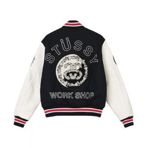 Varsity Denim Tears X Our Legacy TTL Black and White Jacket