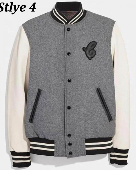 Varsity Icon Leather & Wool Jacket Varsity Icon Leather & Wool Jacket