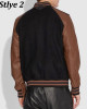 Varsity Icon Leather & Wool Jacket Varsity Icon Leather & Wool Jacket