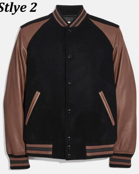 Varsity Icon Leather & Wool Jacket Varsity Icon Leather & Wool Jacket