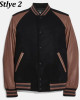 Varsity Icon Leather & Wool Jacket Varsity Icon Leather & Wool Jacket