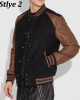Varsity Icon Leather & Wool Jacket Varsity Icon Leather & Wool Jacket