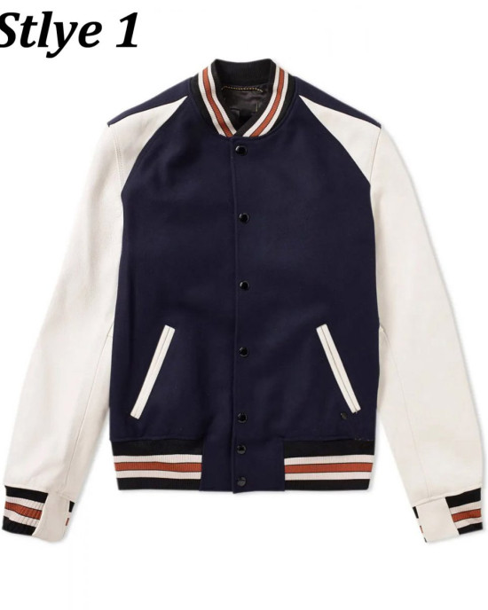 Varsity Icon Leather & Wool Jacket Varsity Icon Leather & Wool Jacket