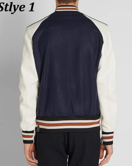 Varsity Icon Leather & Wool Jacket Varsity Icon Leather & Wool Jacket