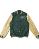 Varsity NY Jets Green and Cream Wool/Leather Jacket Varsity NY Jets Green and Cream Wool/Leather Jacket