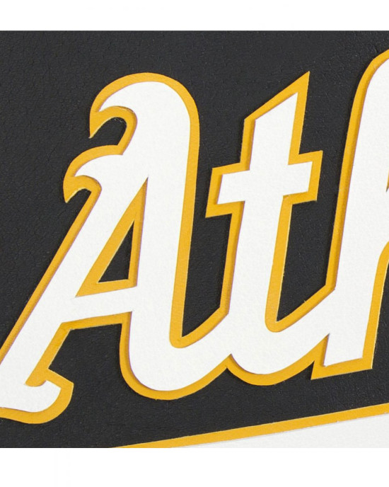 Varsity Oakland Athletics Black Leather Jacket Varsity Oakland Athletics Black Leather Jacket