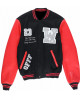 Varsity Off-White 23 Eagle Red and Black/Green and Blue Jacket Varsity Off-White 23 Eagle Red and Black/Green and Blue Jacket
