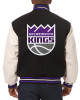 Varsity Sacramento Kings Domestic Black and White Jacket Varsity Sacramento Kings Domestic Black and White Jacket
