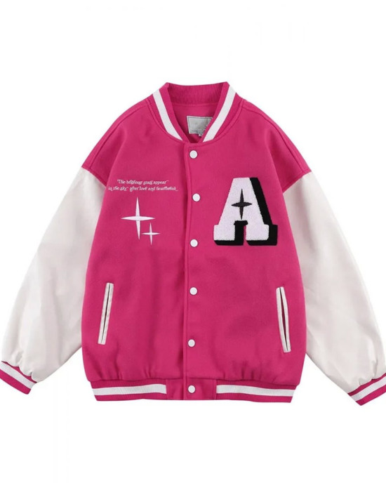 Varsity TideEku Shine Black/Pink Jacket Varsity TideEku Shine Black/Pink Jacket
