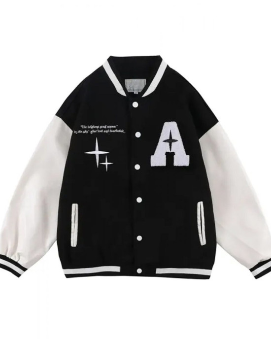 Varsity TideEku Shine Black/Pink Jacket Varsity TideEku Shine Black/Pink Jacket