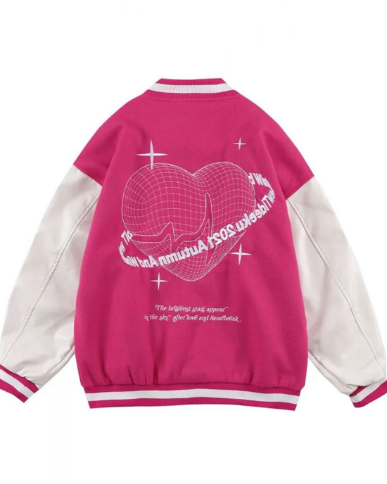 Varsity TideEku Shine Black/Pink Jacket Varsity TideEku Shine Black/Pink Jacket