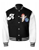 Varsity Worldwide Cherub A Few Good Kids Wool/Leather Jacket