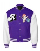 Varsity Worldwide Cherub A Few Good Kids Wool/Leather Jacket