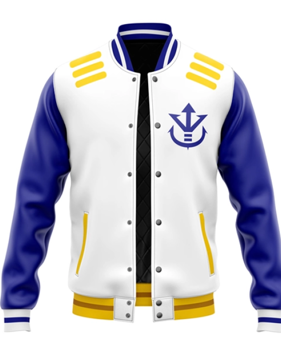 Vegeta V2 Dragon Ball Z Varsity Jacket Vegeta V2 Dragon Ball Z Varsity Jacket
