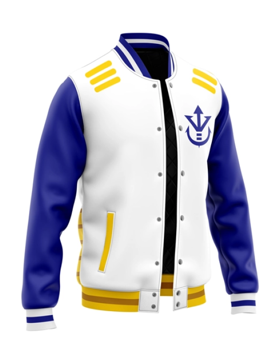 Vegeta V2 Dragon Ball Z Varsity Jacket Vegeta V2 Dragon Ball Z Varsity Jacket