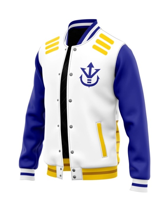Vegeta V2 Dragon Ball Z Varsity Jacket Vegeta V2 Dragon Ball Z Varsity Jacket