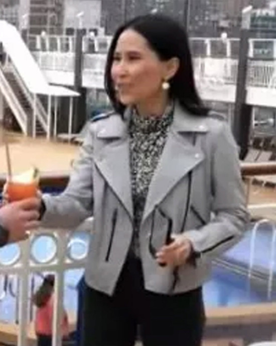 Vicky Nguyen The Today Show Leather Jacket