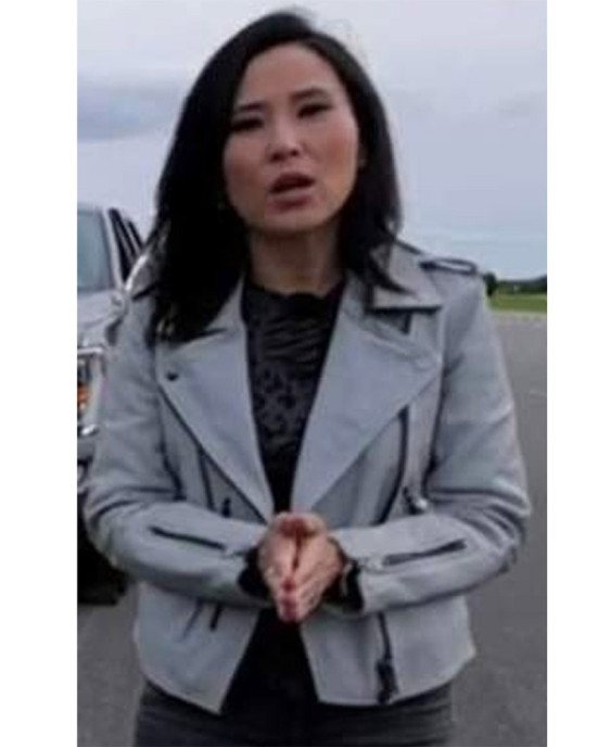Vicky Nguyen The Today Show Leather Jacket