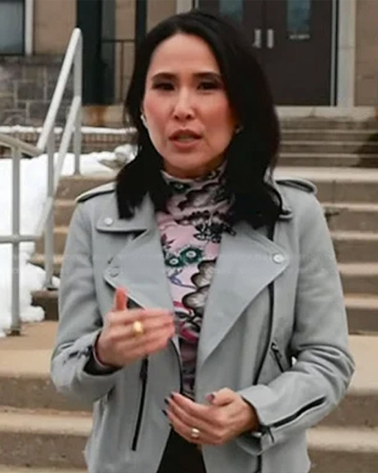 Vicky Nguyen The Today Show Leather Jacket