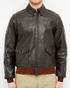 Vintage Style Military Brown A-2 Flight Jacket Vintage Style Military Brown A-2 Flight Jacket