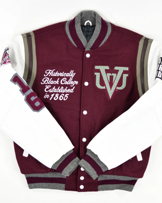 Virginia Union University Motto Varsity Jacket