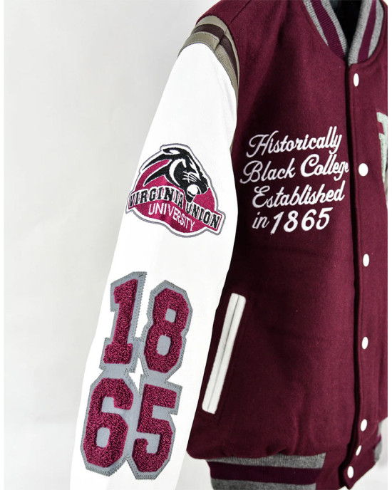 Virginia Union University Motto Varsity Jacket