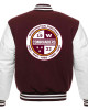 Washington Commanders Letterman Maroon and White Jacket