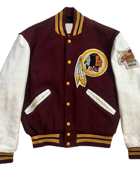 Washington Redskins 80’s Letterman Jacket Washington Redskins 80’s Letterman Jacket