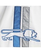 White/Blue Detroit Lions Clean Up Throwback Satin Jacket