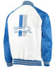 White/Blue Detroit Lions Clean Up Throwback Satin Jacket White/Blue Detroit Lions Clean Up Throwback Satin Jacket