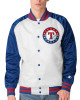 White/Blue Texas Rangers Clean-Up Hitter Jacket White/Blue Texas Rangers Clean-Up Hitter Jacket