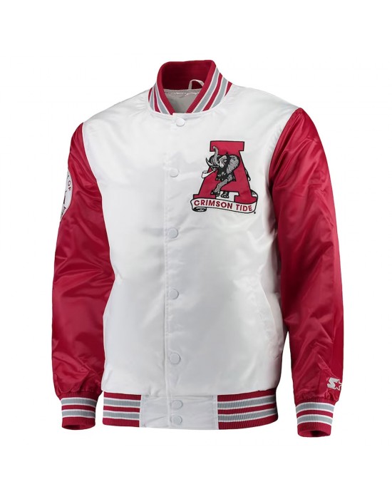 White/Crimson Alabama Crimson Tide The Legend Jacket