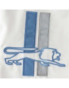 White Detroit Lions Throwback D-Line Satin Jacket