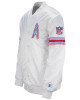 White Houston Oilers Retro Satin Jacket White Houston Oilers Retro Satin Jacket